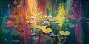 James Coleman Art James Coleman Art Soft Light on the Pond (SN) (Small)